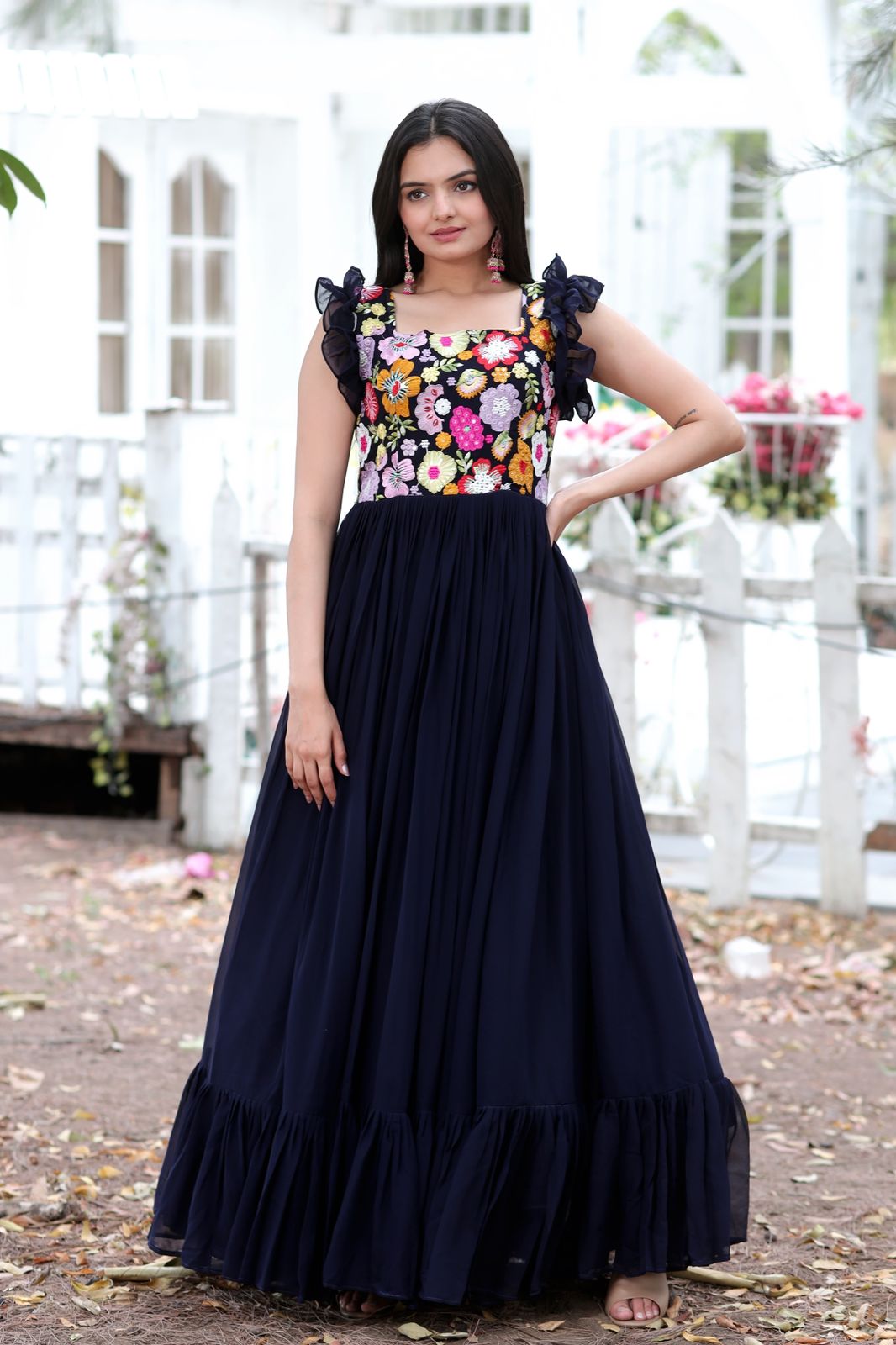 KA 1036 Fancy Party Wear Gown Catalog